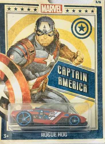 Miniatura 4 de Hot Wheels 2019 Marvel Avengers - Juego completo de 6 autos fundidos a troquel