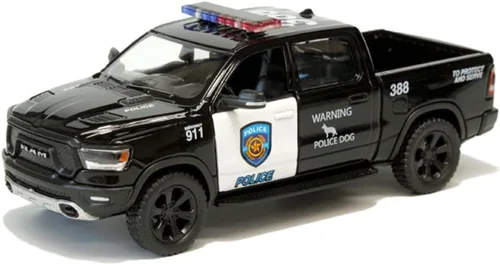 Miniatura 3 de KiNSMART - Camioneta Pickup Dodge Ram 1500 2019 1:46 Escala O 5" Modelo de Camión de Juguete de Metal Fundido a Presión (Juego de 4)