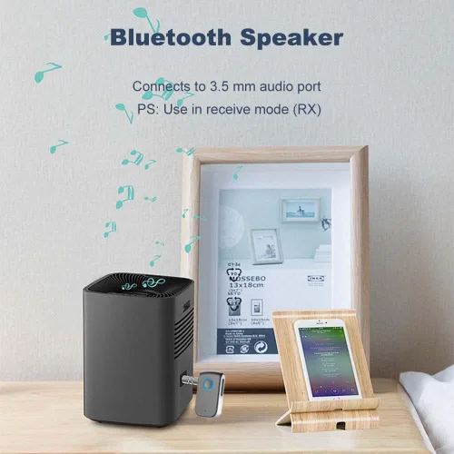 Miniatura 6 de Adaptador Bluetooth AUX para Coche, Receptor Inalámbrico AUX Bluetooth de 3.5mm Adaptador de Coche, Llamada Manos Libres para Autos, Altavoces