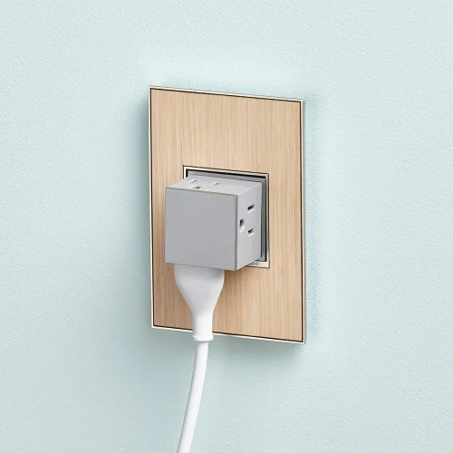 Miniatura 7 de Legrand adorne ARPTR151GG2WP - Toma de corriente emergente de 1 banda de 15 amperios en grafito con placa de pared a juego, ARPTR151GG2WP