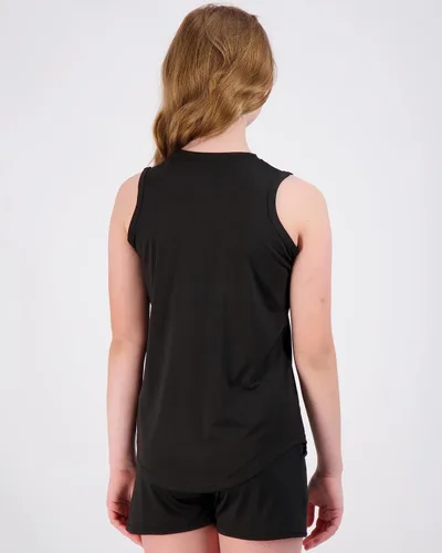 Miniatura 3 de Real Essentials Paquete de 4 Camiseta sin mangas Active Dry Fit Performance para niñas