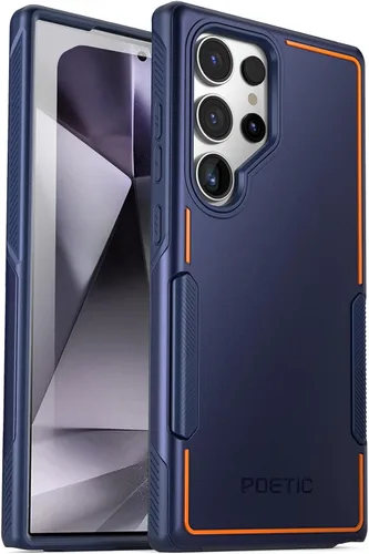 Miniatura 11 de Poetic Neon Series - Funda compatible con Galaxy S24 Ultra 5G de 6.8 pulgadas, doble capa, resistente, resistente, ligera, delgada, a prueba de Negro