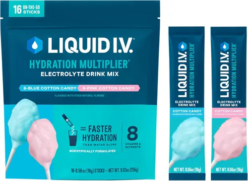 Miniatura 19 de Liquid I.V.® Hydration Multiplier - Popsicle Firecracker Mezcla en polvo de electrolitos para bebida 1 paquete (16 porciones)