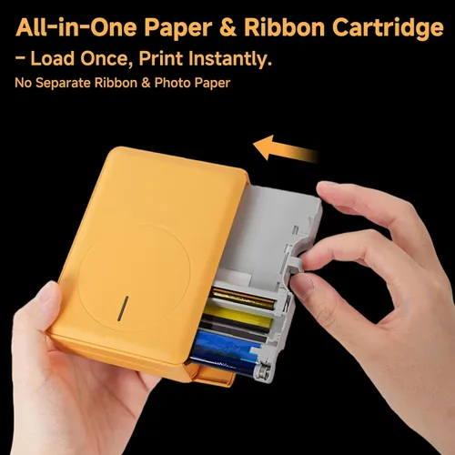 Miniatura 7 de HPRT Cámara de impresión instantánea Z5 e impresora fotográfica, tecnología de sublimación de tinta, 5 efectos de filtro, flash LED, papel