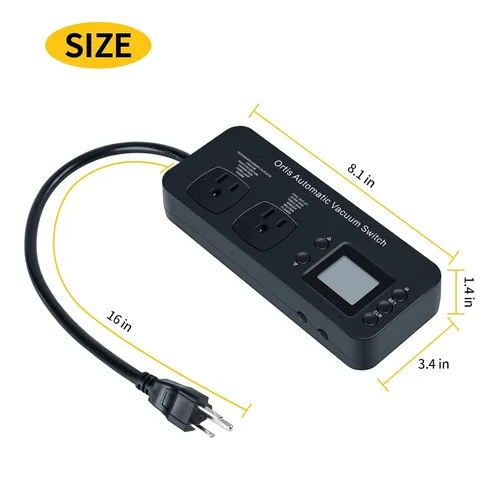 Miniatura 6 de Interruptor automático para aspiradoras para herramientas eléctricas, Ortis Control de Polvo Autoswitch Retrasa la Conexión/Desconexión