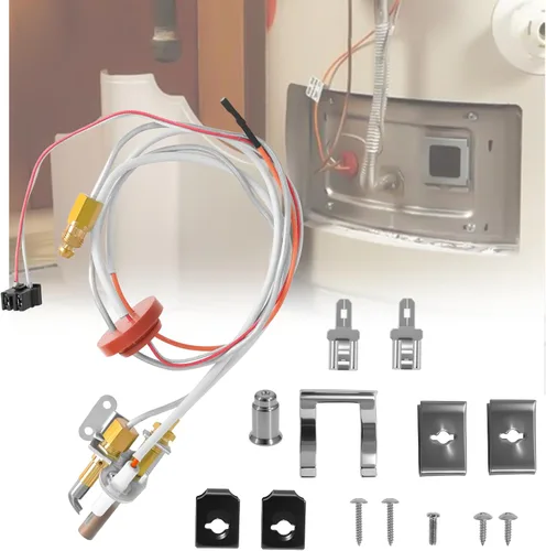 Miniatura 10 de Conjunto piloto e encendedor SP20075 actualizado, compatible con piezas de calentador de agua Rheem Richmond, unidades PROTECH & GE, reemplazo