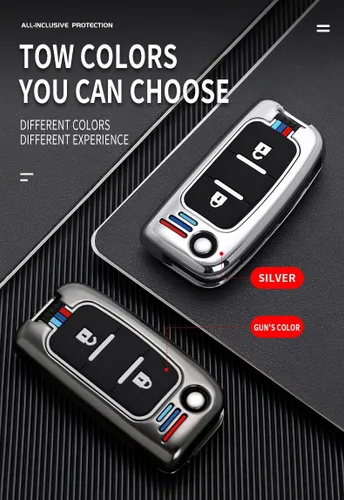 Miniatura 7 de Funda para llavero FOTON Tunland Auman TOANO SAUVANA Accesorios Aleación+Carcasa de TPU con llaveros Smart Remote Auto Key Protector-2 Botón Negro