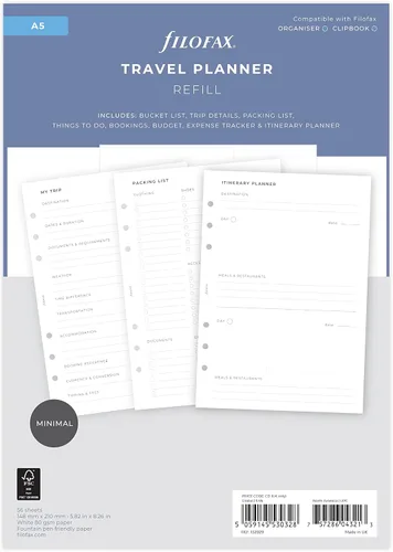 Miniatura 5 de Recambio para planificador de actividades Filofax A5 2021