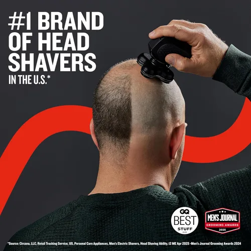 Miniatura 7 de Remington XR7000 Balder Pro Rotary Shaver Recargable Impermeable Maquinilla de afeitar eléctrica para hombres Batería de litio inalámbrica 5