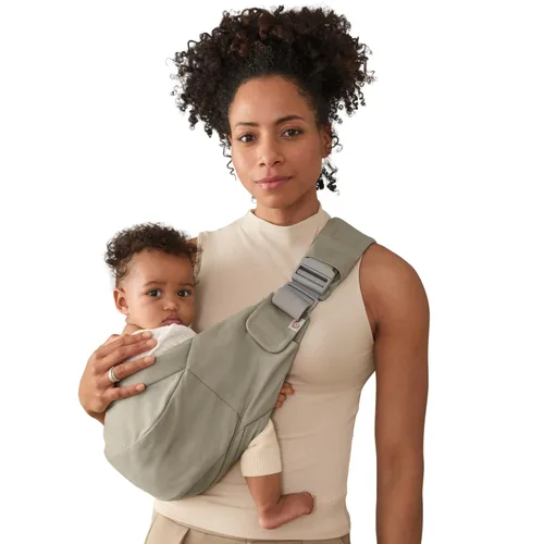 Miniatura 12 de Ergobaby Upsie Eslinga de Cadera – Portabebé Azul Medianoche – Eslinga Ajustable y Ligera para Niños Pequeños – Diseño Ergonómico y Transpirable