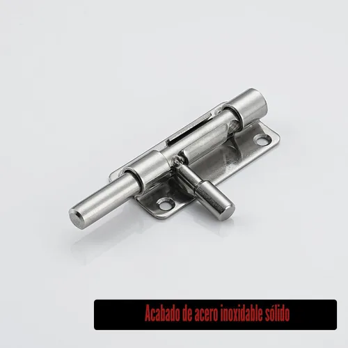 Miniatura 4 de JQK Cierre de puerta con perno de barril, perno deslizante de puerta de 10,2 cm, acero inoxidable 304, cierres de puerta de seguridad con espesor