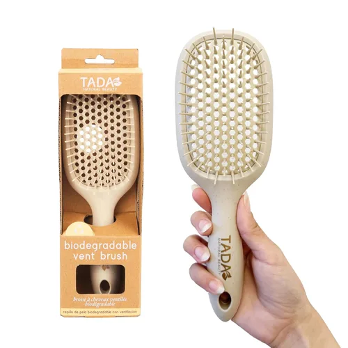 Miniatura 9 de TADA Natural Beauty - Cepillo desenredante para cabello rizado, grueso, ondulado y fino, agujeros de ventilación para secado rápido y peinado