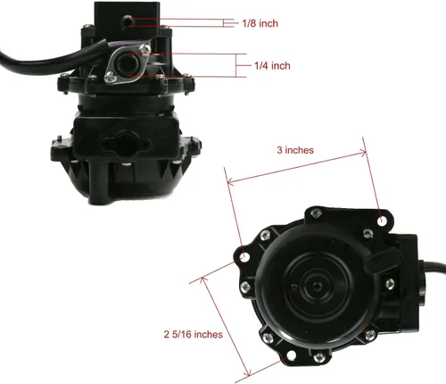 Miniatura 2 de The ROP Shop Kit de bomba de combustible, 4 hilos para motores de barcos Johnson & Evinrude 5004562, 5007421 VRO