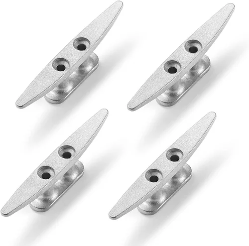 Miniatura 2 de ZOMCHAIN Tacos de barco, 4 pulgadas/6 pulgadas, acero inoxidable 304, para decoración marina, cubierta, náutica (paquete de 4 / 6 unidades)