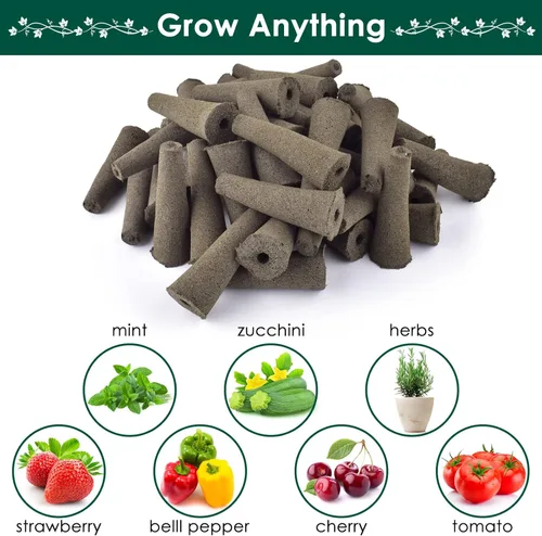 Miniatura 4 de PACETAP Paquete de 50 esponjas de cultivo, cápsulas de semillas de repuesto para crecimiento de raíces compatibles con AeroGarden, kit de esponjas