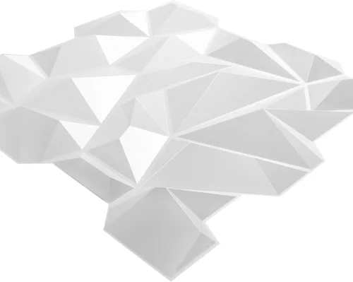 Miniatura 89 de Art3d Panel de Pared de Diamante 3D de PVC Dentado a Juego-Negro Mate, para Decoración Interior Residencial y Comercial Diamante mate negro
