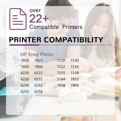 Miniatura 2 de Inktopia Cartucho de tinta remanufacturado de repuesto para HP 64XL 64 XL para HP Envy Photo 7858 7855 7155 6255 6220 7120 6232 6255 7158 7164 Envy