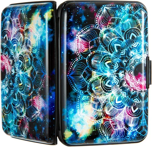 Miniatura 3 de Cartera de metal para tarjetas de crédito en aluminio con bloqueo RFID para hombres y mujeres