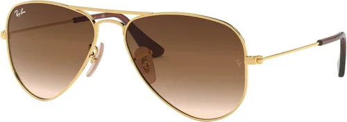 Miniatura 9 de Ray-Ban Junior Rj9506s - Gafas de sol de aviador de metal para niños Plata/Gris Espejo Plata