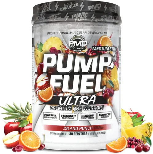 Miniatura 19 de PMD Sports Pump Fuel Ultra Insanity - Polvo de preentrenamiento premium y bomba muscular, mayor enfoque, resistencia y recuperación, creatina Mango