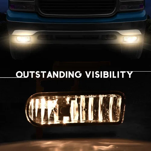 Miniatura 3 de G-PLUS Lámpara antiniebla izquierda derecha compatible con Chevy Silverado 1999-2002 1500/2500/2001 2002 Chevy Silverado 3500/2000-2006 Tahoe