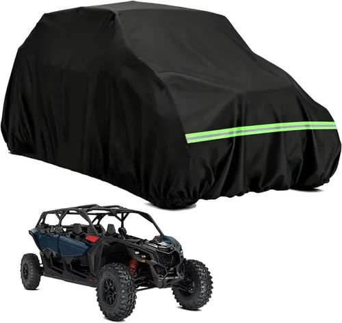 Miniatura 13 de Funda para UTV de 2 a 3 plazas, impermeable, resistente, 600D, lado a lado, compatible con Polaris RZR Ranger Can-Am Defender Teryx Pioneer