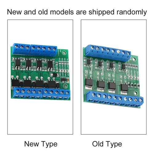 Miniatura 5 de Hilitand 4-Channel MOSFET PWM 3-20V a 3.7-27VDC 10A Módulo Controlador PLC Amplificador