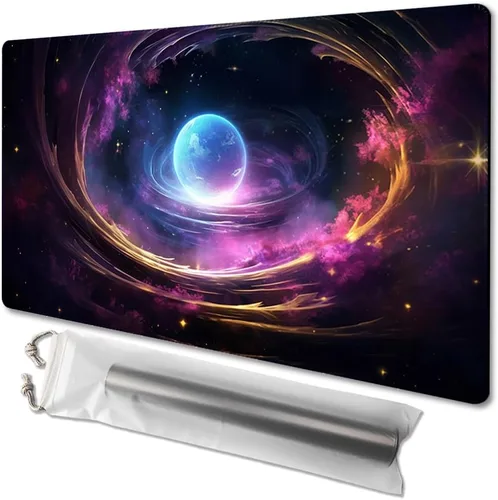 Miniatura 7 de MTG - Tapete de juego de tamaño 24 x 14 pulgadas, impresión antideslizante, ideal para entusiastas de los juegos de cartas, tapete de juego TCG