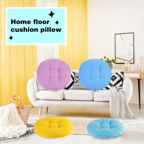 Miniatura 3 de Gerrii 12 cojines de suelo para aula con asas, cojines flexibles para asiento de suelo, almohadas para sillas escolares en casa, escuela, aula