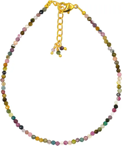 Miniatura 6 de TGH Pulsera de cuentas naturales con piedras preciosas microfacetadas, joyería para ella, cristales curativos energéticos de piedra natal, cadena