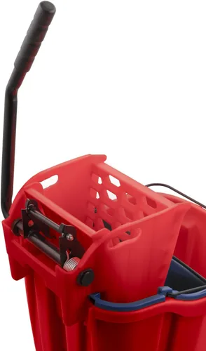 Carlisle FoodService Products Omnifit - Cubo para trapeador con escurridor de prensa lateral e inserto de agua sucia para limpieza de pisos,