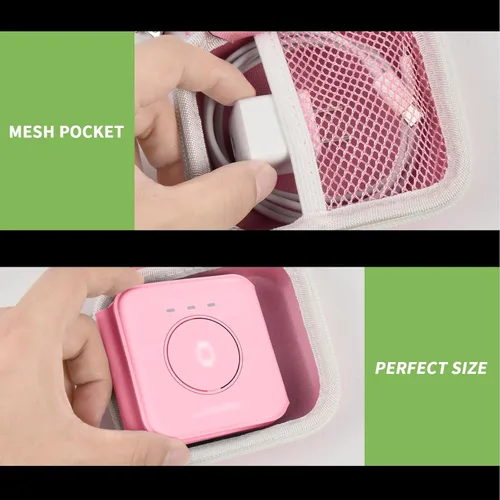 Miniatura 4 de Estuche de viaje rígido para cargador inalámbrico plegable 3 en 1, organizador de almacenamiento portátil para UCOMX/para Hicober/para Iseyyox