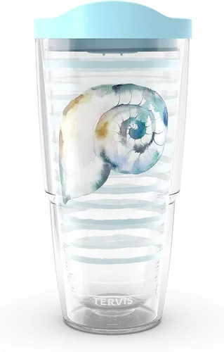 Miniatura 42 de Tervis Traveler - Vaso aislado de triple pared Sara Berrenson de algas marinas profundas mantiene las bebidas frías y calientes, 20 onzas, acero