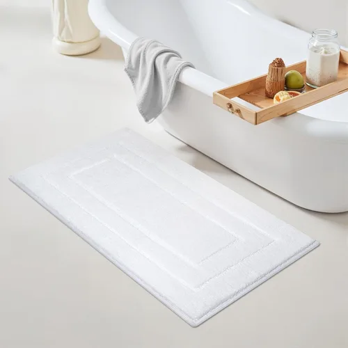 Miniatura 53 de GRANNY SAYS Alfombras de baño antideslizantes, lavables, extra suaves y absorbentes de agua para baño, alfombra de baño peluda de felpa, alfombra