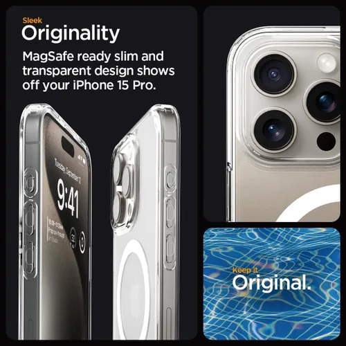 Miniatura 11 de Spigen Funda para iPhone 13 Mini, ultra híbrida MagFit [antiamarilleo] [compatible con Magsafe] - Transparente