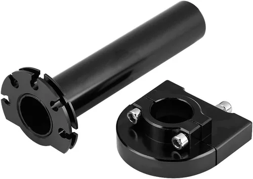 Universal 7/8" 0.866 in - Acelerador giratorio de aleación de aluminio para manillar de aleación de aluminio, acelerador giratorio para motocicleta,