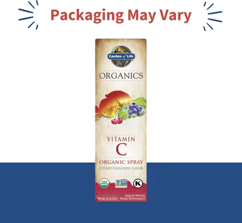 Miniatura 2 de Garden of Life Organics - Spray de vitamina C para niños y adultos, cereza mandarina, suplemento de vitamina C, antioxidante para apoyo inmunológico