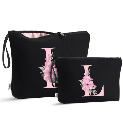 Miniatura 29 de Vavabox A-Z Bolsa de Maquillaje Personalizada, Regalos de Cumpleaños para Mujeres y Mamá, Regalos para la Mejor Amiga, Bolsa de Cosméticos