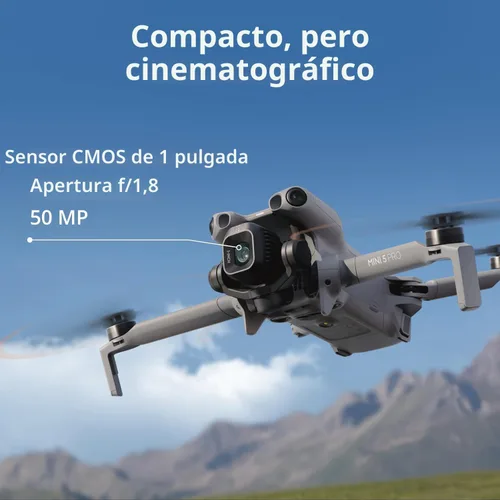 Miniatura 7 de DJI Mini 5 Pro Fly More Combo con DJI RC 2, dron con video 4K, tiempo de vuelo de 36 minutos, paquete de 3 baterías con 12 bolsas DJI NY, plan