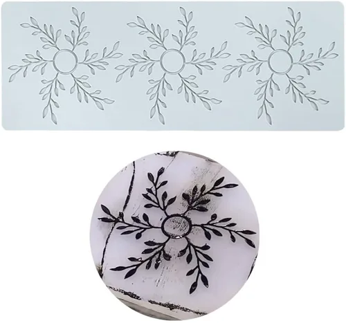 Miniatura 24 de Moldes de silicona 3D de hojas huecas para chocolate, molde de panal de abeja, caramelo, patrón de flores, molde para fondant, decoración de tartas