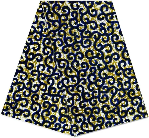 Miniatura 8 de Patrón africano de cera Ankara imprime tela 6 yardas 100% algodón cera paño para vestido de fiesta y telas de tapicería DIY LB041