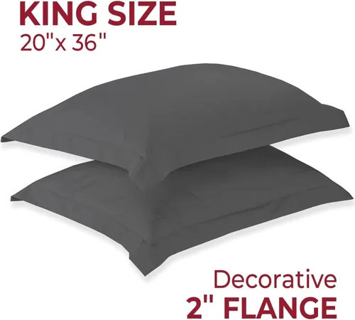 Miniatura 3 de Mellanni 2 fundas de almohada + 2 fundas de almohada Bundle&Save - Ropa de cama de lujo de hotel - El paquete incluye: 2 fundas de almohada