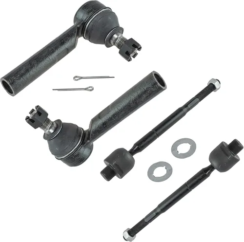 Miniatura 175 de TRQ Juego de barras de acoplamiento delanteras interiores y exteriores de 4 piezas compatible con Jeep Cherokee 1991-2001 y Comanche 91-92