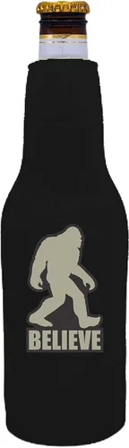 Bigfoot Believe - Botella de cerveza con abridor (1, negro)