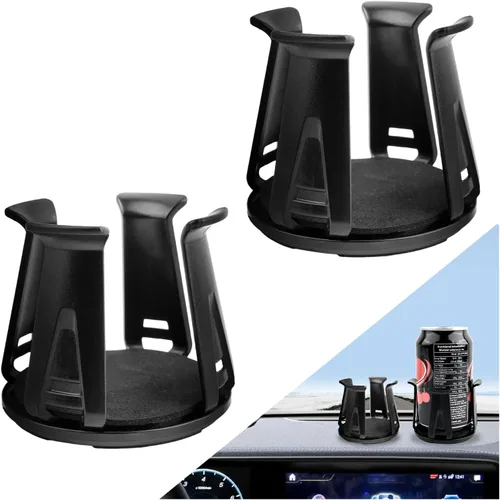 2 piezas de inserto para portavasos de coche, inserto para portavasos de coche 2026 mejorado con brazo de sujeción adaptable, portavasos