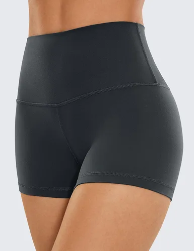 Miniatura 3 de CRZ YOGA Butterluxe - Pantalones cortos de ciclismo de cintura alta para mujer, 2.5 pulgadas, yoga, entrenamiento, elastano, correr, voleibol