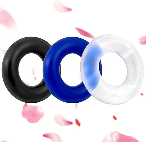 Newly - Anillo de silicona para pene masculino, anillo para pene masculino, para parejas, gafas de sol de bienestar sexual masculino