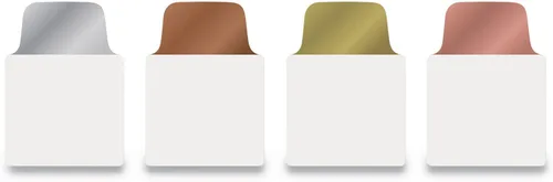 Miniatura 2 de Avery 74785 Ultra Tabs - Pestañas reposicionables, 1 x 1.5, surtido metálico, 40/PK