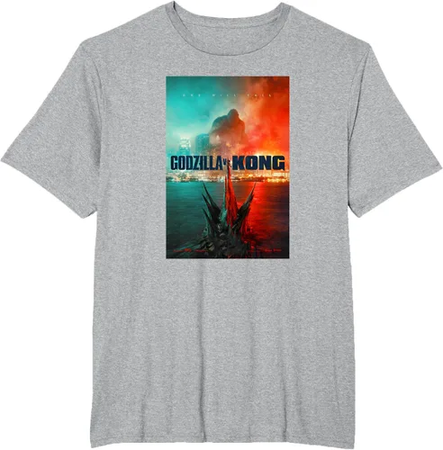Miniatura 29 de Godzilla vs Kong - Camiseta oficial con póster, Negro