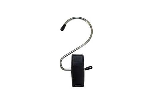 Miniatura 4 de NAHANCO Clip de plástico blanco para colgar de 610 W con gancho cromado, 4-1/2 pulgadas, (paquete de 100)